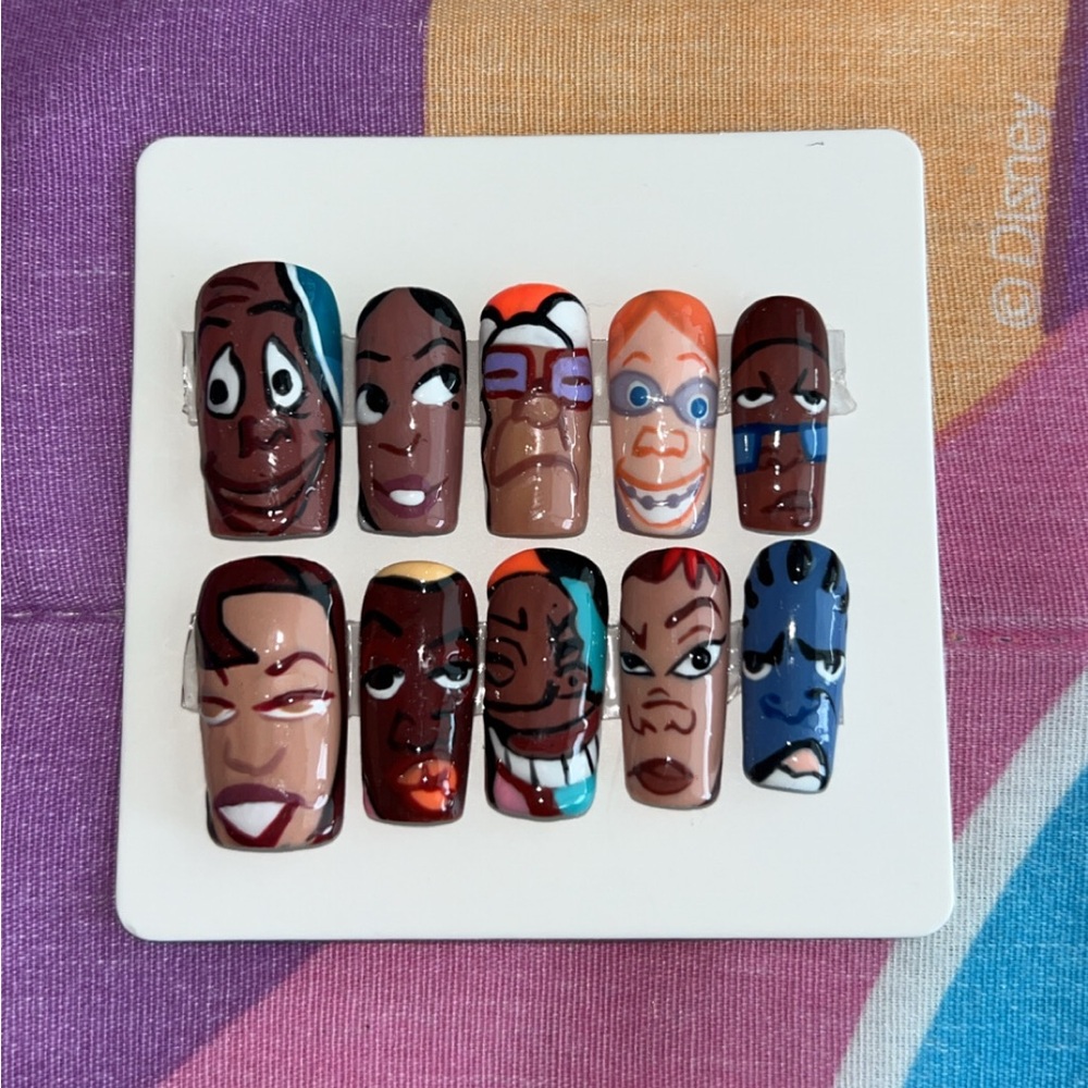 Disney Proud Family Nail Art Press On Set!